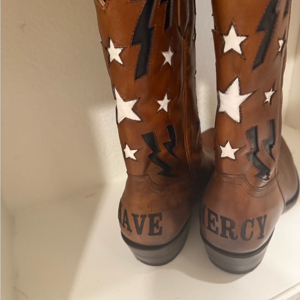 Brown Leather Alvies Have Mercy Boots